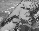 Scene aboard USS New Jersey, date unknown