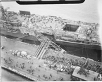 American aircraft carrier under construction, 12 Aug 1945