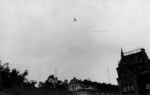 German aircraft in flight over Warsaw, Poland, Sep 1939