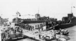 Mulberry harbor, off Normandie, France, 1944
