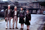Ensign Dix (far left) and others at New Imperial Hotel, Tokyo, Japan, fall 1945