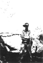 Jake Rand of US 5332nd Brigade (Provisional), Camp Landis, Kachin, northern Burma, Dec 1944