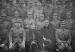 Chiang Kaishek at a celebration for his birthday, Si Wei Tang, Luoyang, Henan Province, China, 31 Oct 1936; L to R: Xu Yongchang, Zhang Xueliang, Song Meiling, Chiang Kaishek, Yan Xishan