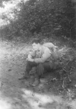 Lieutenant Pat Murphy of US 5332nd Brigade (Provisional), Burma, circa 30 Dec 1944