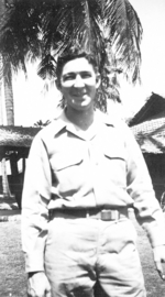 John Ricketts of the X-ray group of US Army Medical Detachment 1340, Fiji, 1942-1944