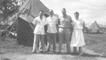 P. G. Merry, Harry Peters, Jarvis, and McIntosh of the US Army Medical Detachment 1340, Fiji, 1942-1944