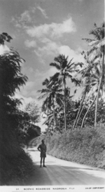 Postcard featuring scene of Nadroga, Viti Levu, Fiji, 1940s