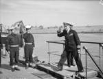 Alexandros Sakellariou aboard cruiser Giorgios Averoff, Port Said, Egypt, 23 Feb 1943