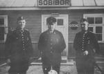 German railroad personnel, Sobibór, occupied Poland, 1940s