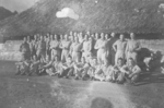 Personnel of US Army Medical Detachment 1340, Fiji, 1942-1944; Harry Peters, standing, 7th from right