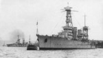 Light cruiser Krasnyi Kavkaz and battleship Parizhskaya Kommuna, 1930s