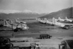 US Air Force C-123 aircraft at Narsarssuak Air Base, Greenland, 1956