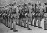 A Chinese military police unit during a review, Chongqing, China, 1938, photo 3 of 4