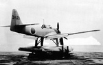 An Aichi E13A “Jake” captured on Kwajalein, Mar 1944. Photo 1 of 2.