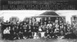 Chan Chak with British and Chinese personnel who had recently escaped from Hong Kong, Huizhou, Guangdong Province, China, 29 Dec 1941