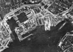 Scharnhorst in floating dry dock 40K, Deutsche Werke Kiel, Germany, 1943