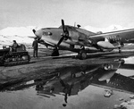 United States Navy PV-1 Ventura at Casco Field, Attu Island, Aleutians, Alaska, 17 Arp 1945.