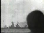 Ise during a gunnery exercise, Seto Inland Sea, Japan, 1944, photo 2 of 2