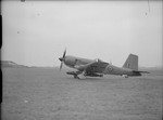 Firebrand IV aircraft at Heston Aerodrome, London, England, United Kingdom, 1940s