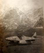 Me 262 jet, Italy, 1945