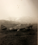 Me 262 jet, Italy, 1945