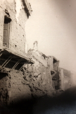 Damaged buildings, Italy, 1945