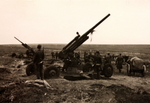 German 8.8 cm FlaK gun position, date unknown