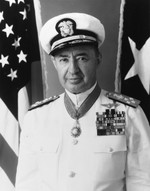Portrait of Admiral J.J. Clark on the occasion of his retirement, 1953. Photo 1 of 2.