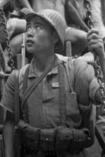 Young Chinese military cadet, Hubei Province, China, 1942