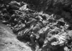 Mass burial of killed Japanese soldiers, Changde, Hunan Province, China, 25 Dec 1943, photo 2 of 2