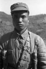 Chinese soldier, Changde, Hunan Province, China, 25 Dec 1943, photo 3 of 3