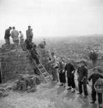 Civilians building a bunker, Chongqing, China, fall of 1937