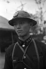 Chinese policeman, Chongqing, China, late 1930s