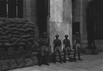 Personnel of the Shanghai Volunteer Corps at the Cathay Hotel in the foreign-controlled zone in the Bund area of Shanghai, China, mid-1937, photo 2 of 2
