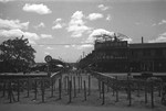 Barricaded bridge, French Concession Zone, Shanghai, China, mid-1937, photo 1 of 2