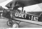 Ernst Udet in his U12 Flamingo aircraft, circa 1931