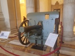 Cannone da 75/27 modello 12, Vittorio Emanuele II National Monument museum, Rome, Italy, 10 May 2018, photo 1 of 2