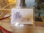 Label, Cannone da 75/27 modello 12, Vittorio Emanuele II National Monument museum, Rome, Italy, 10 May 2018