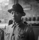Firefighter, Chongqing, China, 1940s, photo 2 of 2