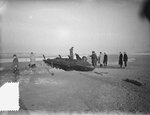 Beached Type XXVIIB5 submarine, Castricum, Netherlands, 2 Dec 1952, photo 3 of 5