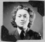 Portrait of WAAF member Mary Pettit based in RAF Watnall, 1940s