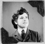 Portrait of WAAF member Mary Thomas based in RAF Watnall, 1940s