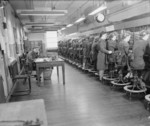 WAAF personnel operating the telephone exchange at Headquarters No. 60 (Signals) Group, RAF Leighton Buzzard, Bedfordshire, England, United Kingdom, date unknown