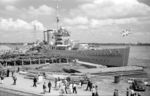 HMS York at Montreal, Quebec, Canada, 20 Jun 1937
