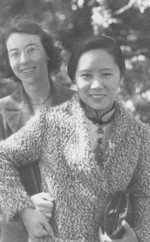 Wu Chien-Shiung with friend Margaret Lewis, Berkeley, California, United States, date unknown