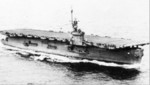 USS Corregidor underway, 1940s