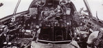 Composite photo of a Bristol Beaufighter cockpit, circa 1945.