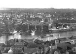 View of Germaniawerft yard of Kiel, Germany, circa 1920s