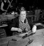 Female worker Hazel Leek at the Small Arms Ltd. plant, Mississauga, Ontario, Canada, date unknown