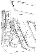 Plan of Vulcan shipyard (later Howaldtswerke), Hamburg, Germany, date unknown